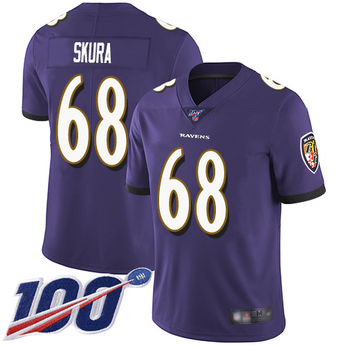 Baltimore Ravens Limited Purple Men Matt Skura Home Jersey NFL Football #68 100th Season Vapor Untouchable